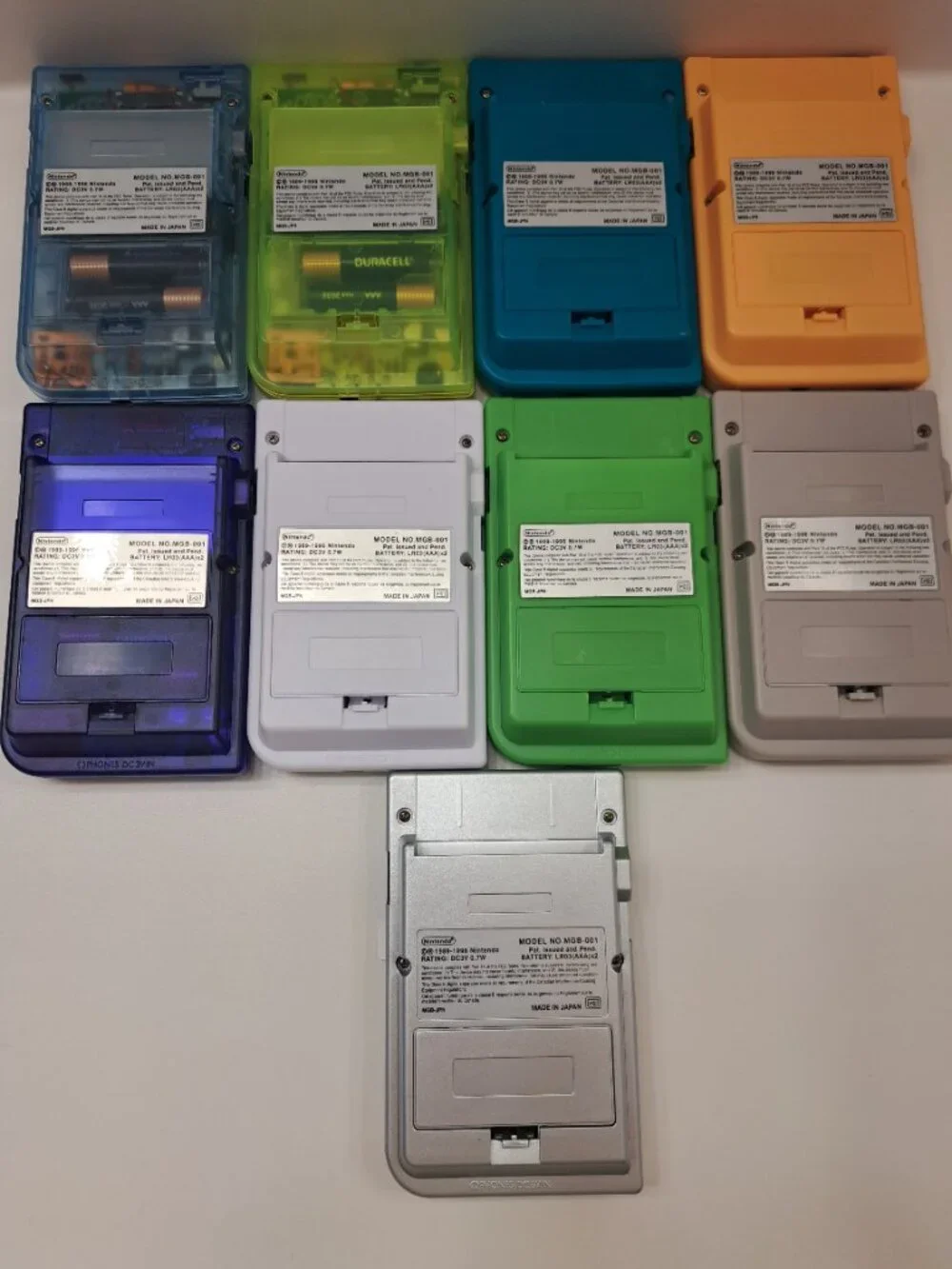 Refurbished to Like New Gameboy Pocket Backlit Screen Green Audio Amplifier